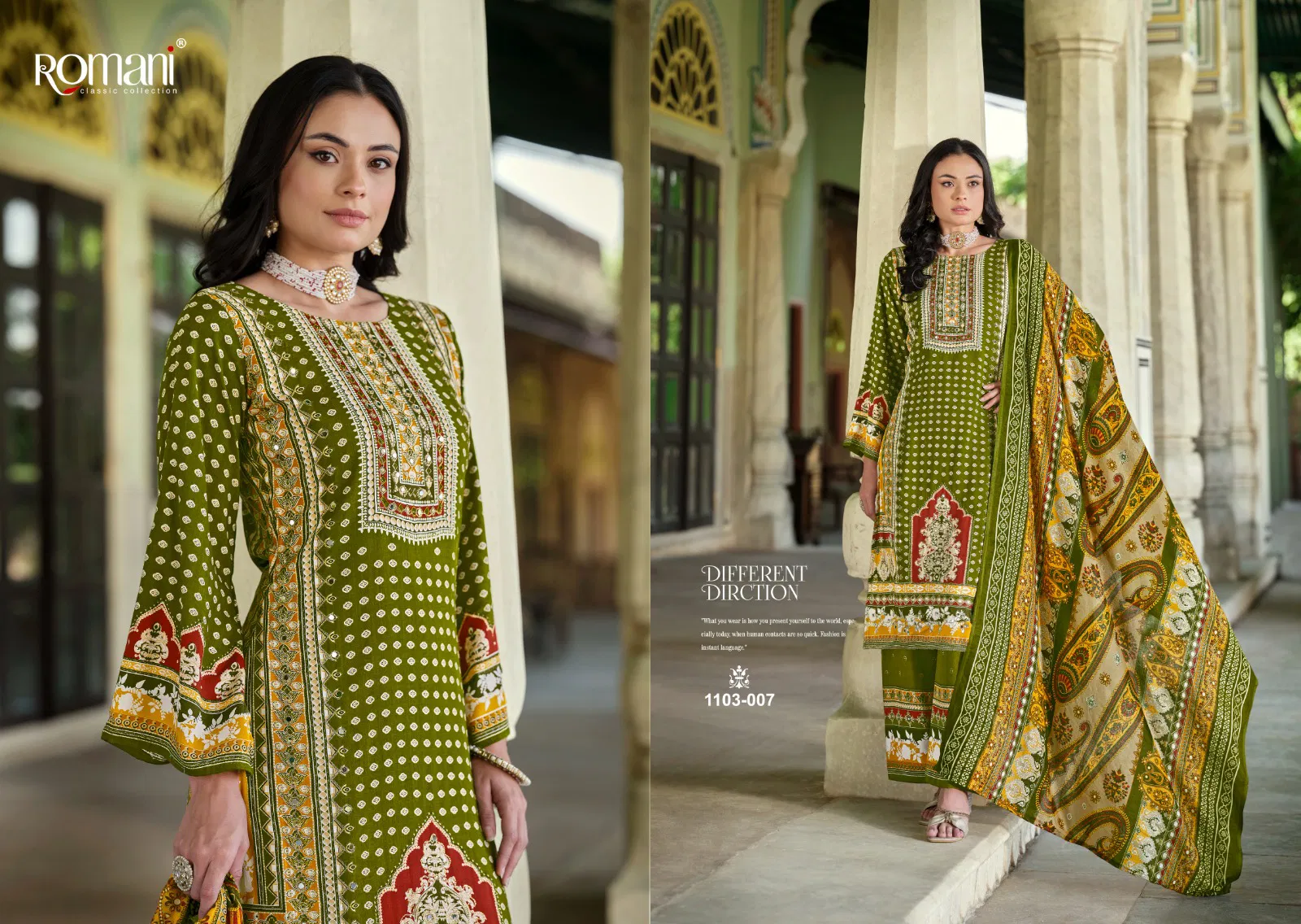 Mahira By Romani Soft Cotton Printed Dress Material Suppliers In India
